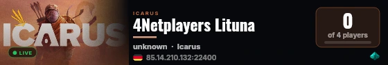 4Netplayers Lituna live status badge