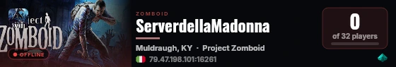 ServerdellaMadonna live status badge