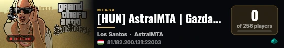 [HUN] AstralMTA | GazdagRP | discord.gg/astralmta live status badge