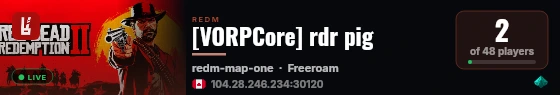 [VORPCore] rdr pig live status badge