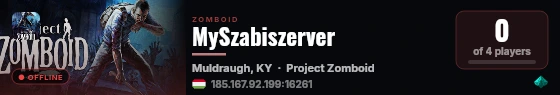 MySzabiszerver live status badge