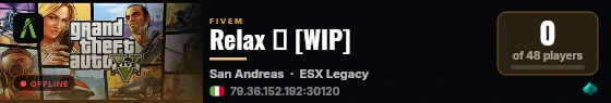 Relax │ [WIP] live status badge