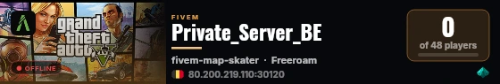 Private_Server_BE live status badge