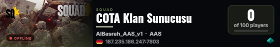 COTA SCRIM TEST 03 | 8v8 live status badge