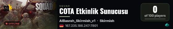 COTA SCRIM TEST 02 | 8v8 live status badge