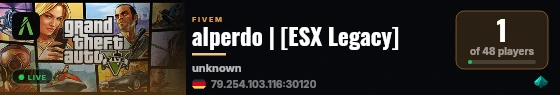 alperdo | [ESX Legacy] live status badge