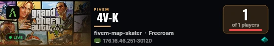  4V-K live status badge