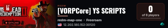[VORPCore] YS SCRIPTS live status badge