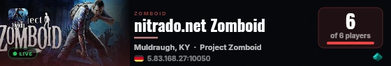 nitrado.net Zomboid live status badge