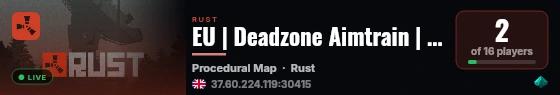 EU | Deadzone Aimtrain | Facechecks/1v1/Speargun live status badge