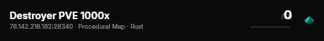 Destroyer PVE 1000x live status badge