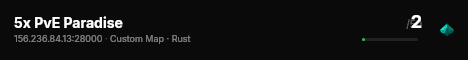 5x PvE Paradise live status badge