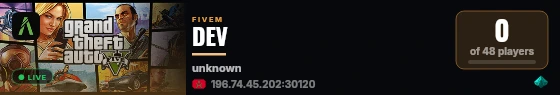 DEV live status badge
