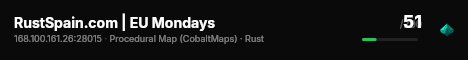 RustSpain.com | EU Mondays live status badge