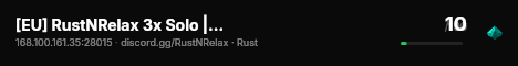 [EU] RustNRelax 3x Solo | Monthly | No BP Wipes | Wiped 06/08 live status badge