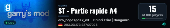 ST - Partie rapide A4 live status badge