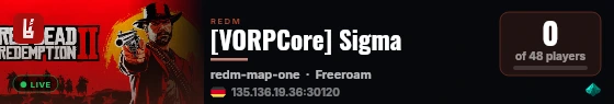 [VORPCore] Sigma live status badge
