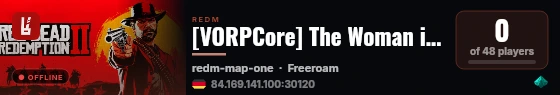 [VORPCore] The Woman in White live status badge