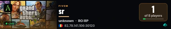 sr live status badge