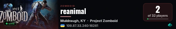 reanimal live status badge