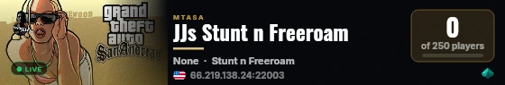 JJs Stunt n Freeroam live status badge