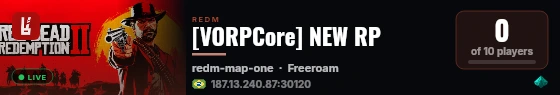 [VORPCore] NEW RP live status badge