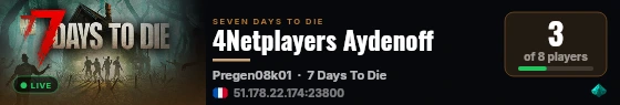 4Netplayers Aydenoff live status badge