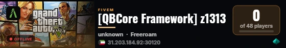 [QBCore Framework] z1313 live status badge