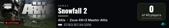 Snowfall 2 live status badge