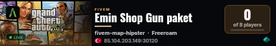 Emin Shop Gun paket live status badge