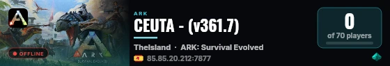 CEUTA - (v361.7) live status badge