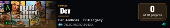 DEV | [ESX Legacy] live status badge