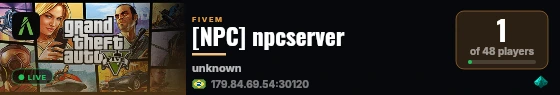 [NPC] npcserver live status badge