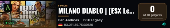 MILANO DIABLO | [ESX Legacy] live status badge