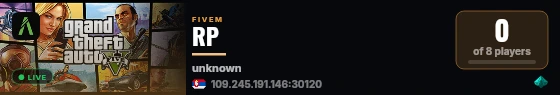 RP live status badge