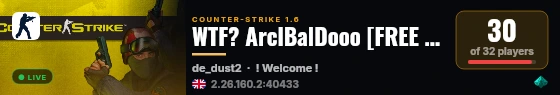WTF? ArclBalDooo [FREE VIP] Welcome 18+ live status badge