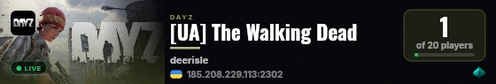 [UA] The Walking Dead live status badge