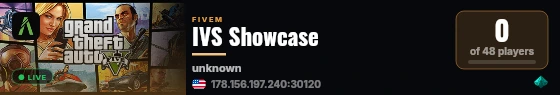 IVS Showcase live status badge