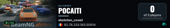 POCAITI live status badge