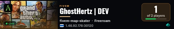 GhostHertz | DEV live status badge
