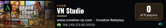 VN Studio live status badge