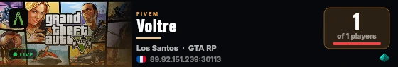 Voltre live status badge