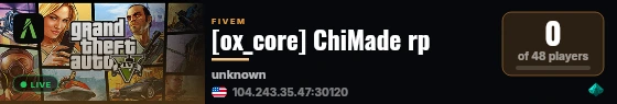 [ox_core] ChiMade rp live status badge
