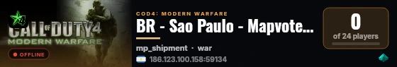 BR - Sao Paulo - Mapvote & Mode live status badge
