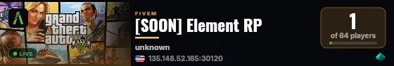 [SOON] Element RP live status badge