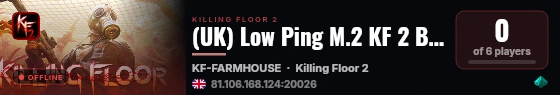 (UK) Low Ping M.2 KF 2 By MaD_Animal Servers (HOE) live status badge