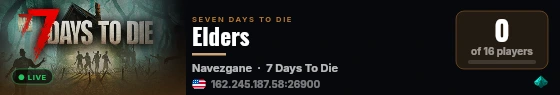 Elders live status badge