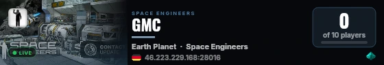 GMC live status badge