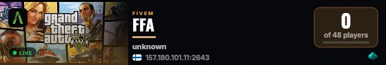 FFA live status badge