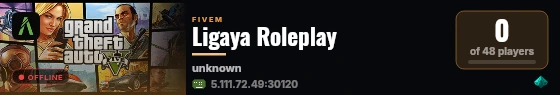 Ligaya Roleplay live status badge